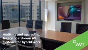 Auditing and upgrading legacy boardroom AV systems for hybrid work